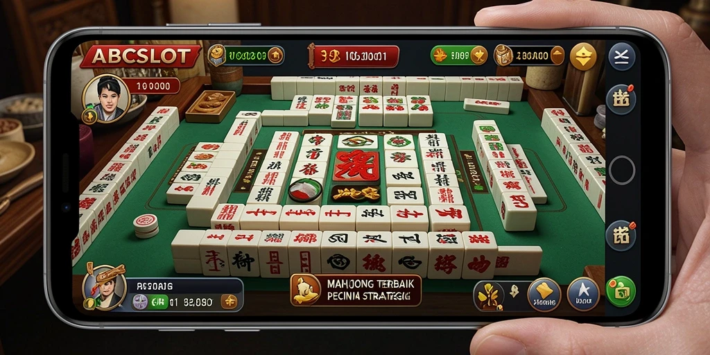 Tampilan gameplay Mahjong yang seru dan menantang di ABCSLOT.