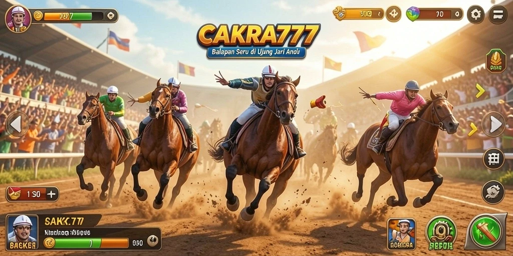 Tampilan gameplay seru dan menegangkan di CAKRA777.