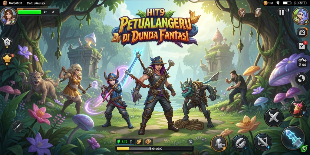 Screenshot menampilkan gameplay seru dalam petualangan HIT9.