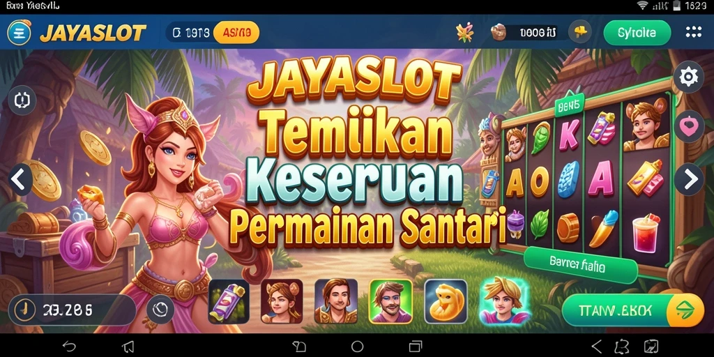 Screenshot gameplay JAYASLOT dengan grafis menarik dan tantangan seru.